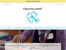 Tablet Screenshot of creatinghope.us